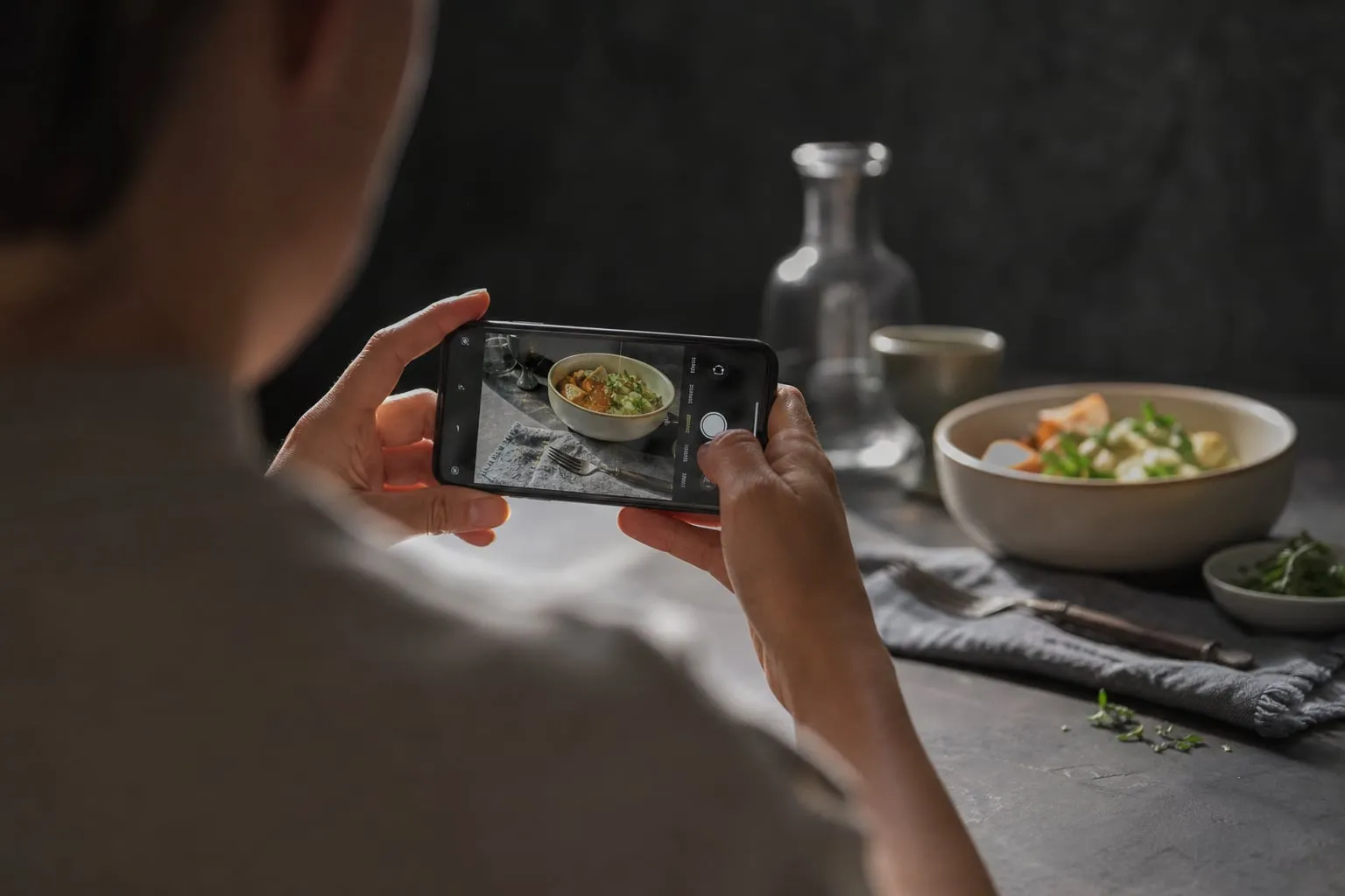Como fotografar comida com celular sem perder textura