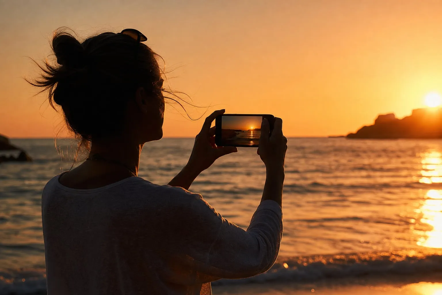 Como fotografar silhuetas com celular sem perder contorno